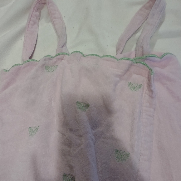 Charter Club Intimates sleeveless pink wrap around bath robe size large - Picture 4 of 9